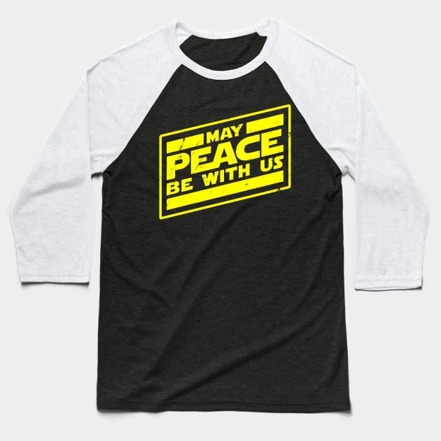 Anti-War Peace Make Love Not War Slogan Baseball T-Shirt by BoggsNicolas